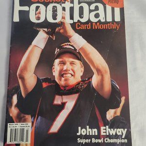 John Elway Denver Broncos Beckett March 1998 Superbowl Cover Issue #96